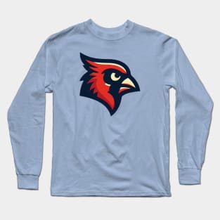 Cardinal Mascot Baseball T-Shirt for Fans! Long Sleeve T-Shirt